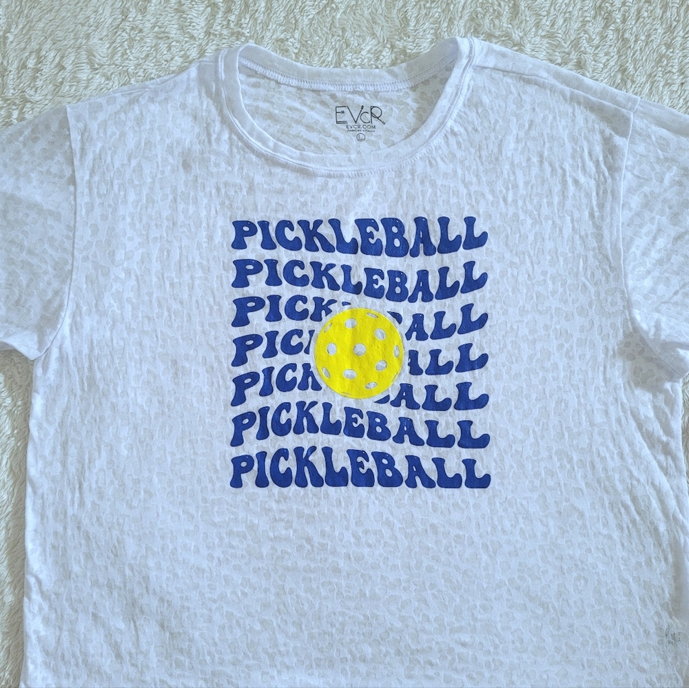 EVCR (Evolution🦍 and Creation👶) Pickleball🥒 Burnout🔥 Tee👕 - NWT - Picture 12 of 15